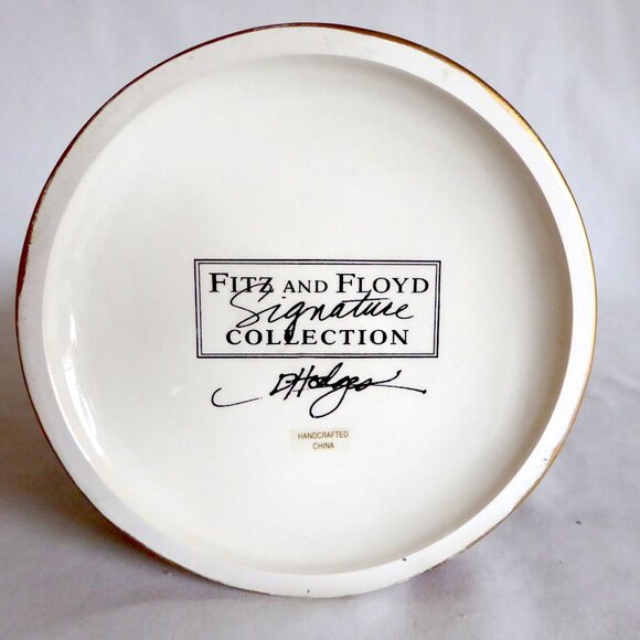 NEW 12” 2003 LE 3500 FITZ & FLOYD CERAMIC SMALL PINE CONE SOLDIER NUTCRACKER - Picture 10 of 10